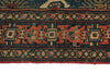 4x6 Blue and Red Turkish Oushak Rug