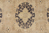 6x10 Ivory and Beige Turkish Anatolian Rug
