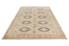 6x10 Ivory and Beige Turkish Anatolian Rug