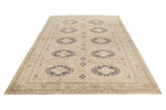6x10 Ivory and Beige Turkish Anatolian Rug
