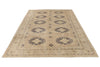 6x10 Ivory and Beige Turkish Anatolian Rug