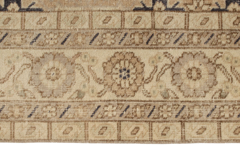 6x10 Ivory and Beige Turkish Anatolian Rug