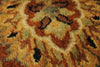 6x9 Rust and Black Turkish Tribal Rug