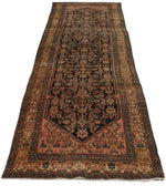 4x13 Charcoal and Camel Persian Traditional Runner
