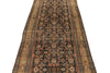 4x13 Charcoal and Camel Persian Traditional Runner