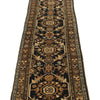 2x10 Charcoal and Brown Persian Runner