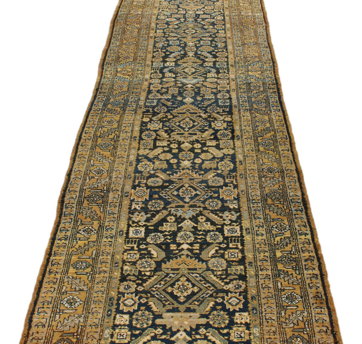 3x16 Navy and Yellow Persian Runner