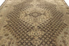 10x12 Brown Turkish Oushak Rug
