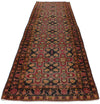 4x13 Charcoal and Multicolor Persian Runner