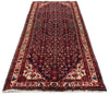 4x10 Navy and Ivory Persian Traditional Runner
