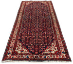 4x10 Navy and Ivory Persian Traditional Runner