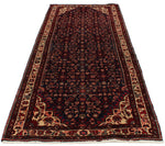4x10 Navy and Ivory Persian Traditional Runner