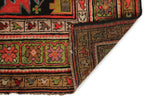 4x10 Red and Green Kazak Tribal Runner