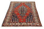 4x6 Red and Ivory Turkish Persian Rug
