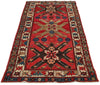 3x7 Red and Ivory Kazak Tribal Runner