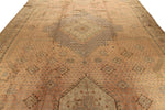 11x13 Rust and Gray Turkish Oushak Rug