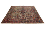 7x9 Beige and Multicolor Persian Rug