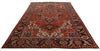 8x11 Red and Charcoal Persian Rug