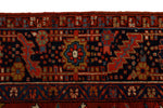 8x11 Red and Charcoal Persian Rug