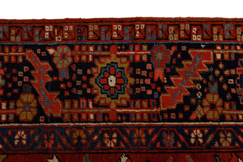 8x11 Red and Charcoal Persian Rug
