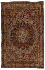 10x16 Beige and Multicolor Persian Rug