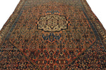8x12 Rust and Beige Anatolian Tribal Rug