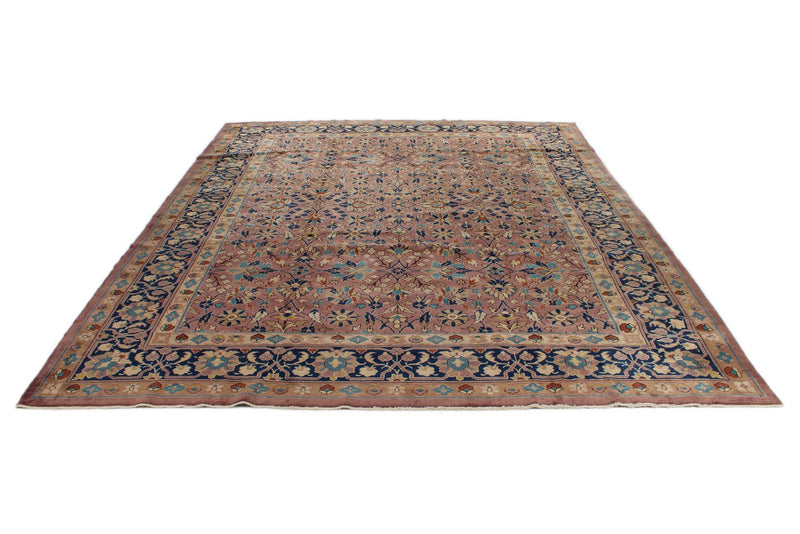 9x12 Purple and Navy Anatolian Traditional Rug