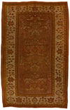 10x16 Rust and Ivory Turkish Oushak Rug