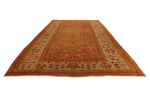 10x16 Rust and Ivory Turkish Oushak Rug
