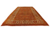 10x16 Rust and Ivory Turkish Oushak Rug