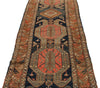 3x12 Charcoal and Rust Turkish Persian Runner