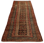 3x12 Brown and Multicolor Persian Traditional Runner