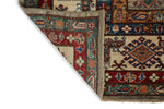 9x12 Navy and Burgundy Kazak Tribal Rug