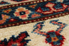 9x12 Navy and Ivory Kazak Tribal Rug