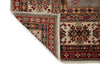9x12 Light Gray and Ivory Kazak Tribal Rug