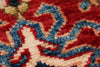 9x12 Red and Ivory Kazak Tribal Rug