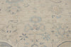 9x12 Beige And Blue Turkish Oushak Rug