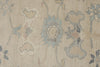 9x12 Beige And Blue Turkish Oushak Rug