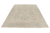 9x12 Beige And Blue Turkish Oushak Rug