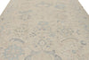 9x12 Beige And Blue Turkish Oushak Rug