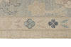 9x12 Beige And Blue Turkish Oushak Rug
