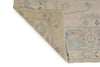 9x12 Beige And Blue Turkish Oushak Rug