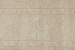 9x12 Ivory and Beige Turkish Oushak Rug