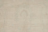 9x12 Ivory and Beige Turkish Oushak Rug