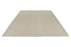 9x12 Ivory and Beige Turkish Oushak Rug