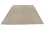 9x12 Ivory and Beige Turkish Oushak Rug