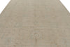 9x12 Ivory and Beige Turkish Oushak Rug