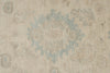 9x12 Ivory and Beige Turkish Oushak Rug