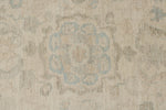 9x12 Ivory and Beige Turkish Oushak Rug