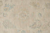 9x12 Ivory and Beige Turkish Oushak Rug